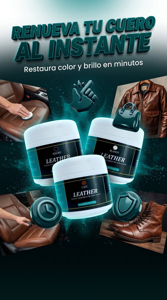 Crema Leather - Reparador de color para cuero