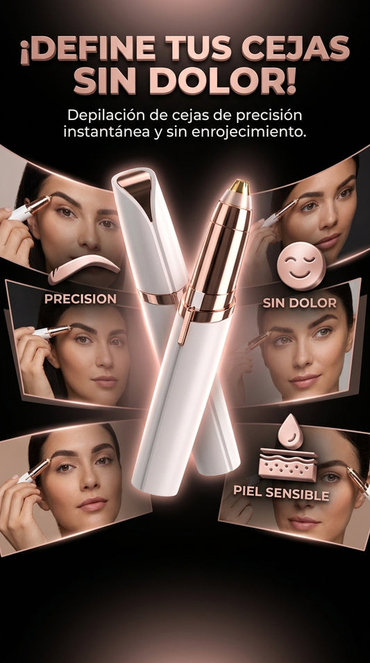 Finishing Touch Flawless Brows, depilador de cejas de precisión instantáneo y sin dolor TIPO: Depilador facial