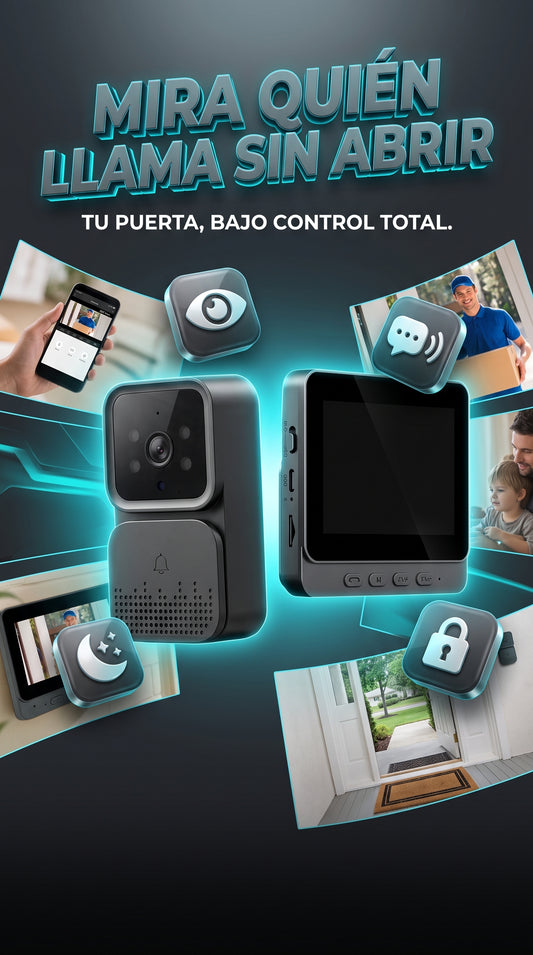 Timbre Video Inteligente - Seguridad total para tu puerta